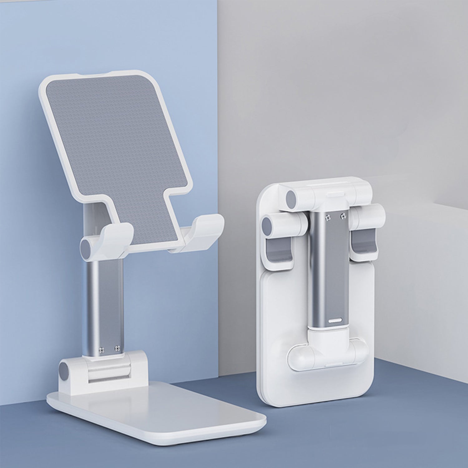 Mobile phone bracket folding and retractable
