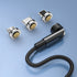 3 in 1 rotating magnetic Suction data Fast Charge Cable Compatible With iPhone 15 Series(3FT)