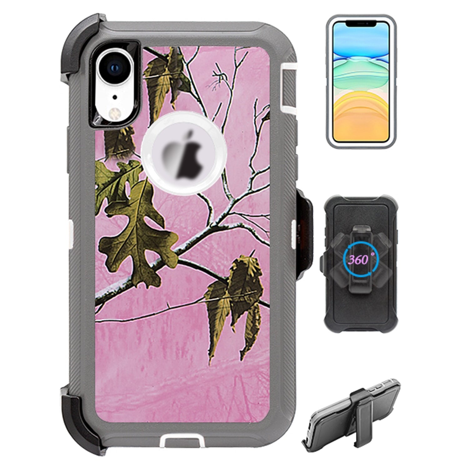 iPhone XR(6.1") Design Full Protection Heavy Duty Case