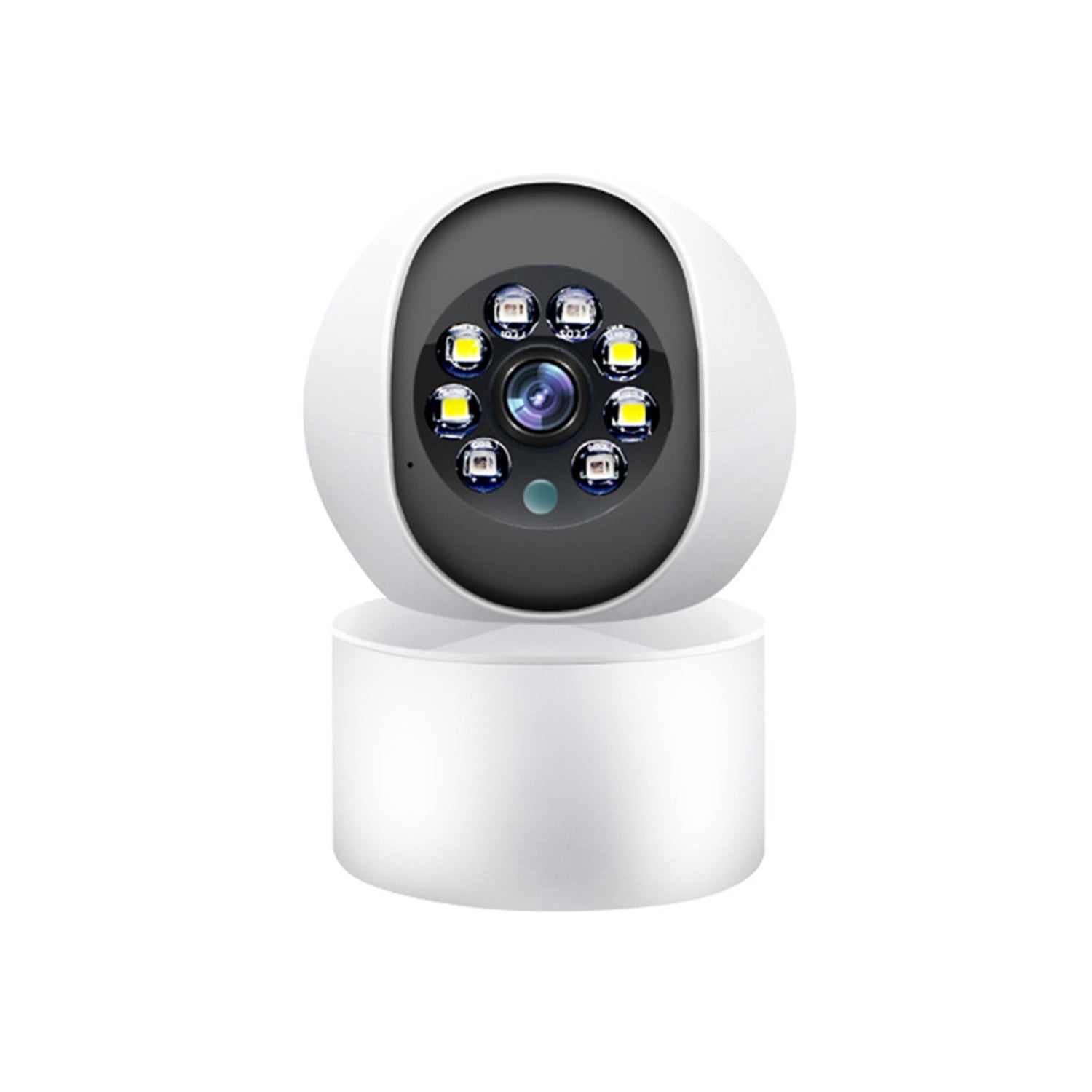 Indoor baby surveillance camera HD night vision monitor-White