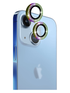 Crystal Diamond Camera Lens Protective Case For iPhone 14  Tempered Glass Aluminum Alloy Lens Screen Cover Eagle Eye Series-Black