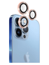 Crystal Diamond Camera Lens Protective Case For iphone 14 Pro Max Tempered Glass Aluminum Alloy Lens Screen Cover Eagle Eye Series-Sliver