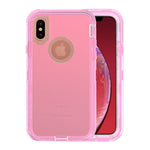 Transparent Full Protection Heavy Duty Case without Clip for Apple iPhone X/Xs