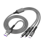 3 in 1 (iPhone/Android/Type-C) 66w super fast charging cable