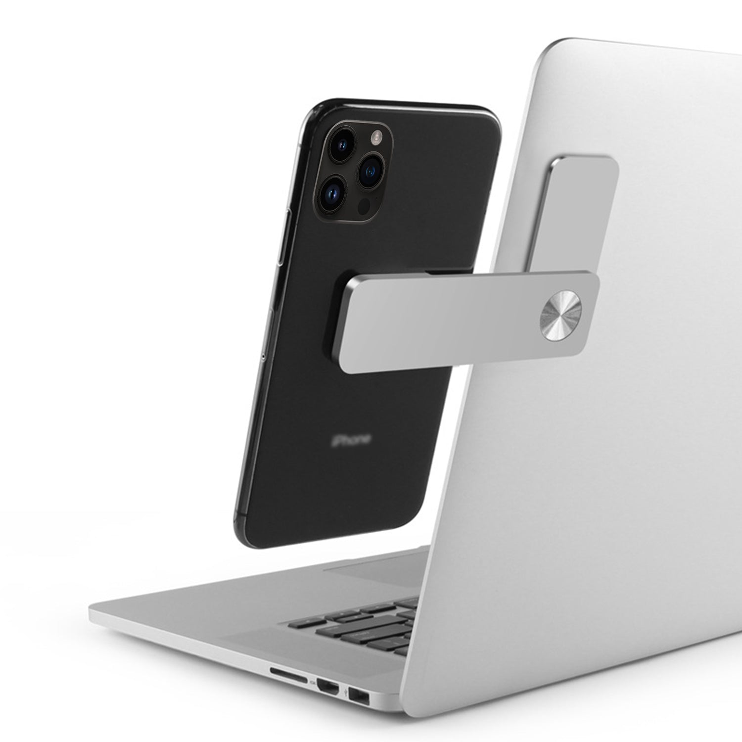 Macbook expansion bracket，2 in 1 Magnetic absorption patch+Bracket