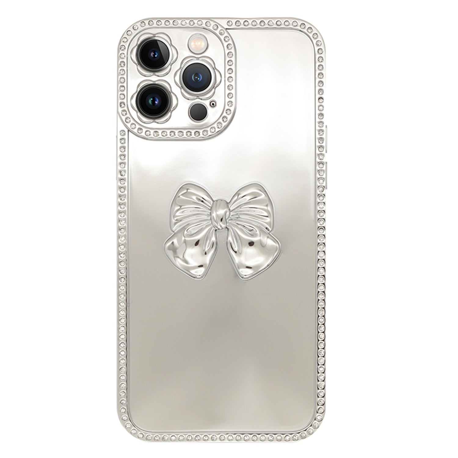 iPhone 13 Pro Diamond frame color electroplating bow case