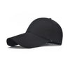 Baseball Cap Classic Adjustable Plain Hat Men Women Unisex- Black