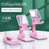 Mobile phone bracket folding and retractable