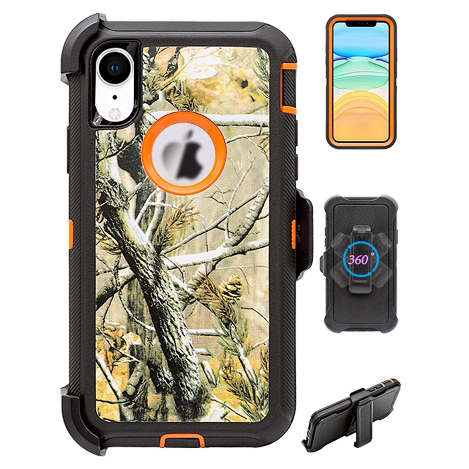 iPhone XR(6.1") Design Full Protection Heavy Duty Case