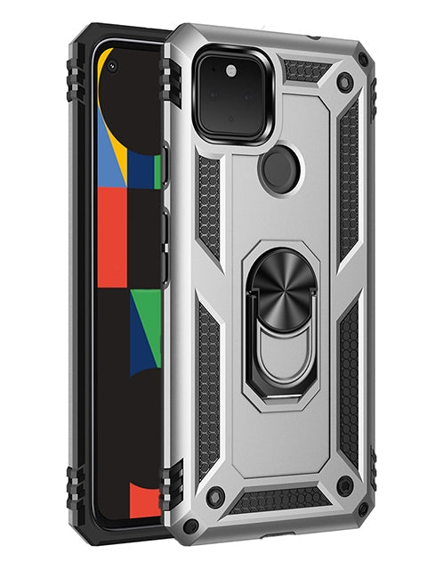 Google Pixel 4A(5G) Colors Ring Magnetic GPS car mount Phone Holder case