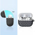 Two-color protective cover soft silicone ear cover dust and rain proof earphone storage box with hook, suitable  for AirPods Pro