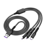 3 in 1 (iPhone/Android/Type-C) 66w super fast charging cable