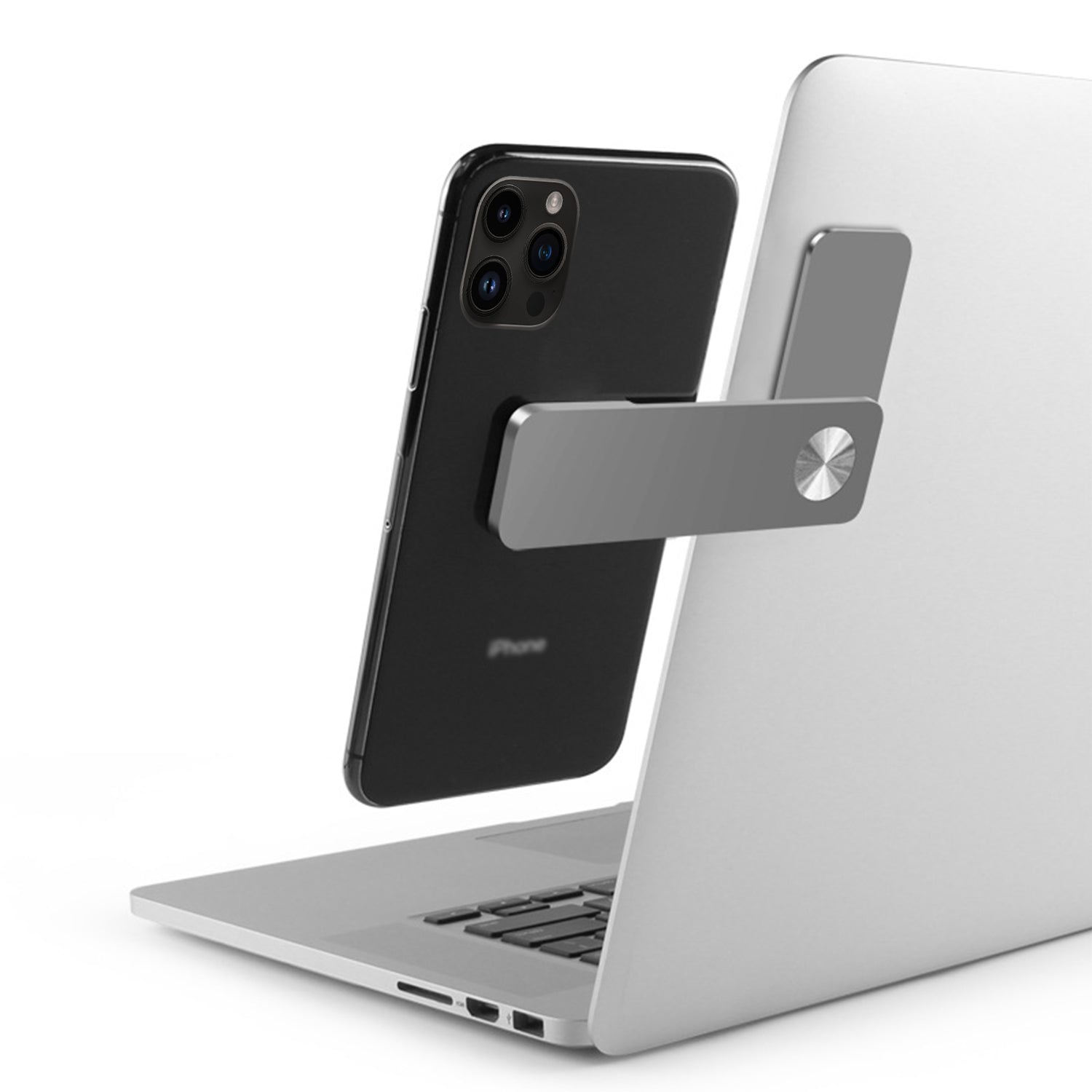 Macbook expansion bracket，2 in 1 Magnetic absorption patch+Bracket