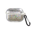 Transparent Floating Glitter Protective Case with Keychain for Airpods Pro