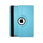 360 Degrees Rotating Leather Standing Case for iPad 4 - Hot Pink