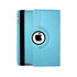 360 Degrees Rotating Leather Standing Case for iPad 4 - Hot Pink