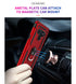 LG Stylo 6 Dual Colors Ring Magnetic GPS car mount Phone Holder Case