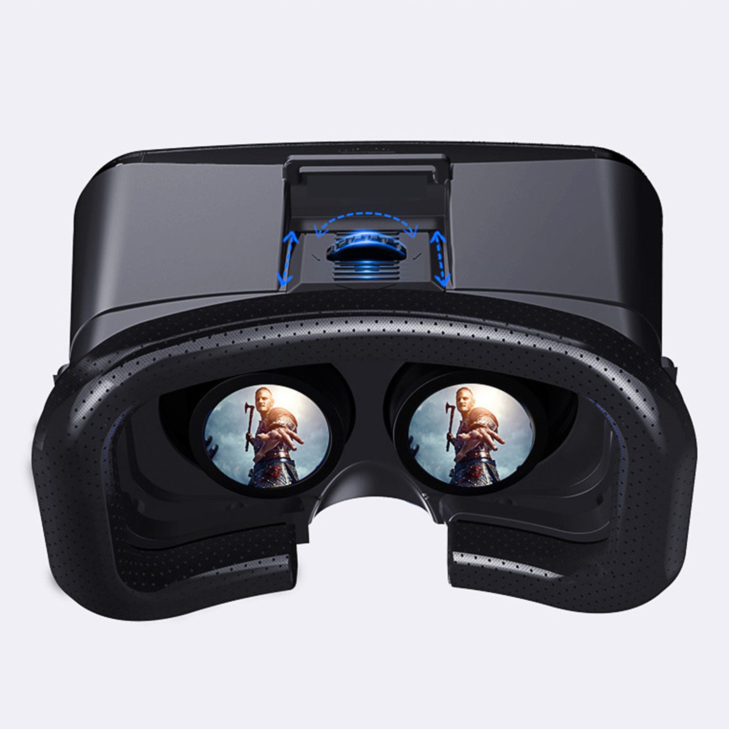VRG Headset Vr-Glasses Box Helmet Goggles Google Virtual-Reality 3D Cardboard for SmartPhone - Black