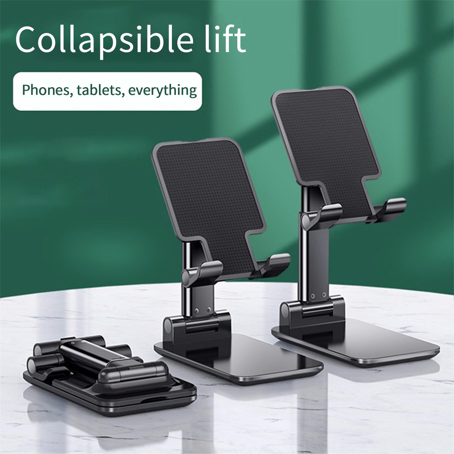 Mobile phone bracket folding and retractable