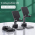 Mobile phone bracket folding and retractable