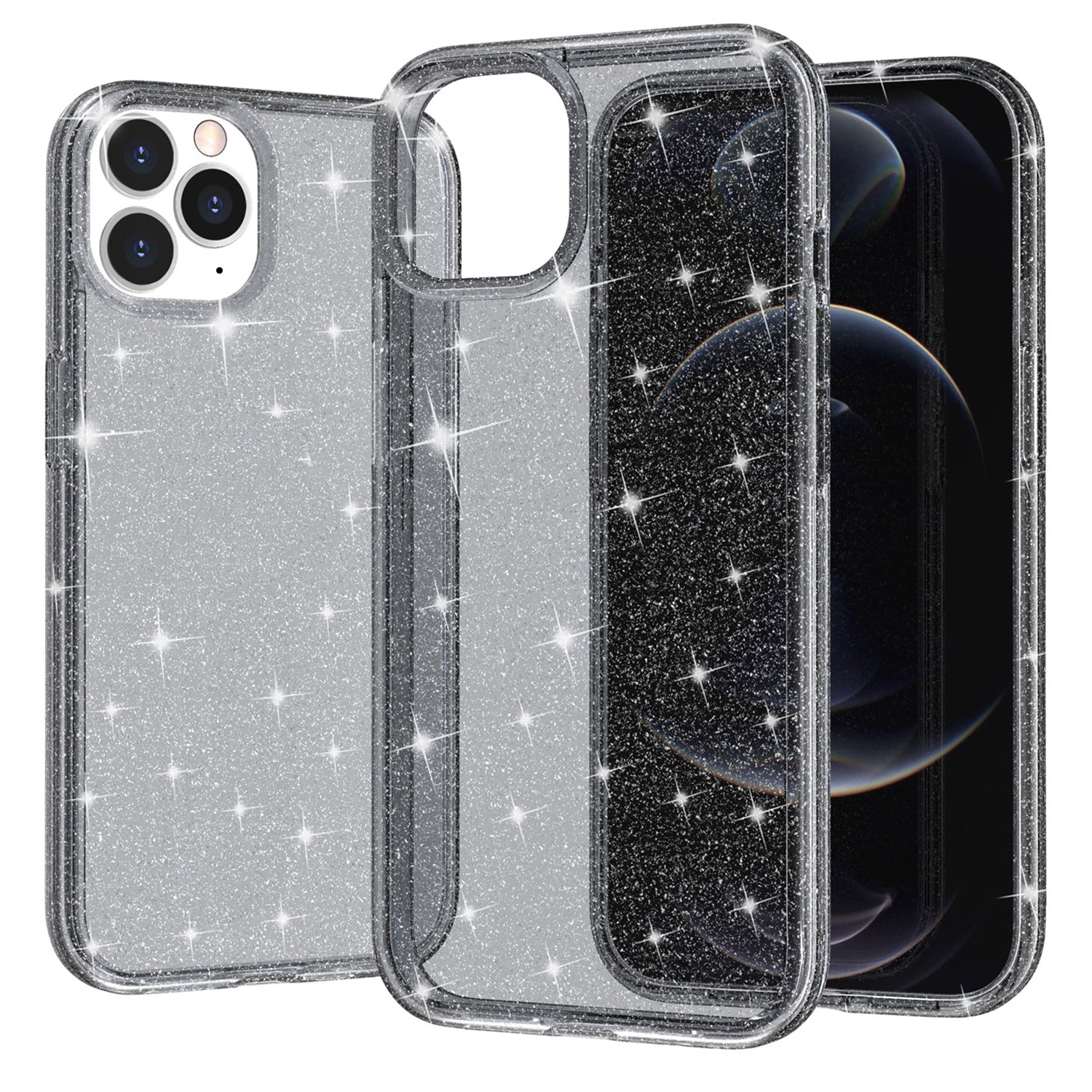 Shiny Transparency Phone Case for iPhone 12 Pro/12 (6.1") - Clear