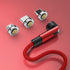 3 in 1 rotating magnetic Suction data Fast Charge Cable Compatible With iPhone 15 Series(3FT)