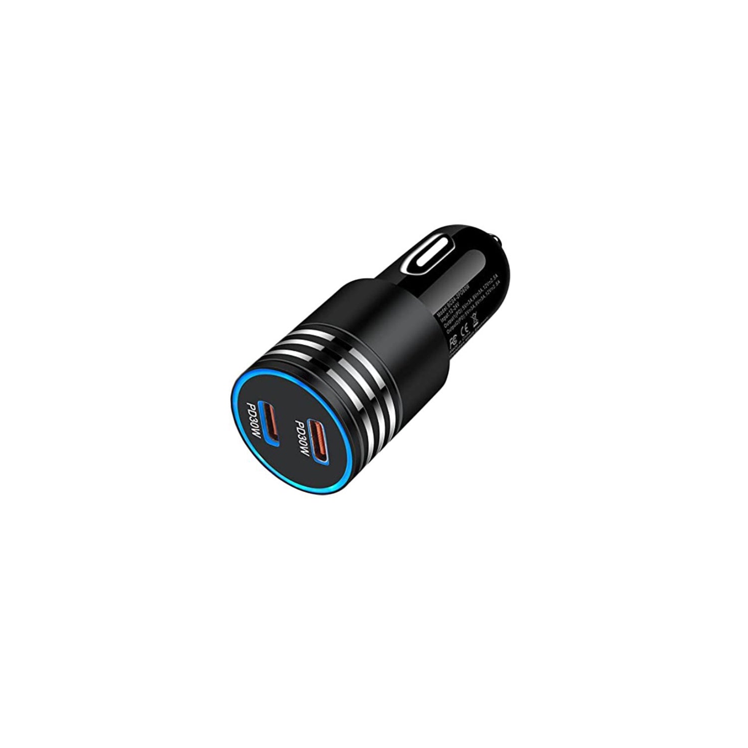 60W(2 Type-c ports) lights  automotive adapters