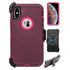 iPhone Xs Max(6.5") Full Protection Heavy Duty Case  with Kickstand Belt Clip