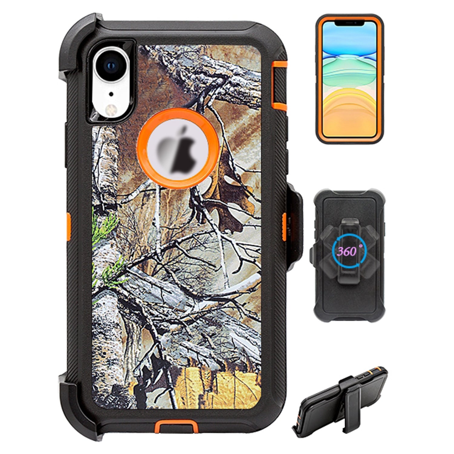 iPhone XR(6.1") Design Full Protection Heavy Duty Case