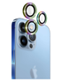 Crystal Diamond Camera Lens Protective Case For iPhone 14 Pro Tempered Glass Aluminum Alloy Lens Screen Cover Eagle Eye Series-Gold