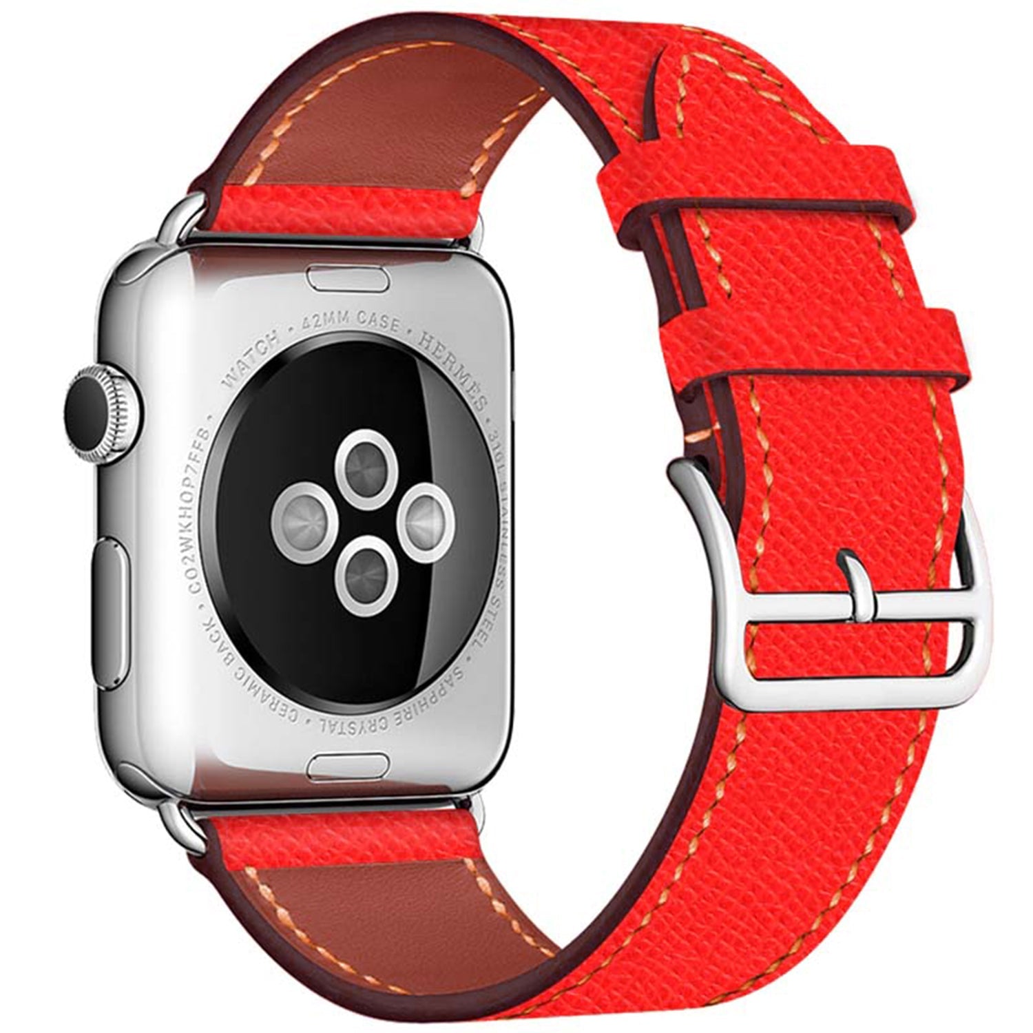 42/44/45/49 mm Color series leather strap suitable for Apple watch8/Ultra