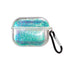 Transparent Floating Glitter Protective Case with Keychain for Airpods Pro