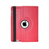 360 Degrees Rotating Leather Standing Case for iPad 4 - Hot Pink