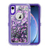Transparent Floating Glitter Heavy Duty Case Compatible with Apple iPhone XR