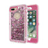 Apple iPhone 8 / 7 Plus Transparent Floating Glitter Heavy Duty Case Compatible