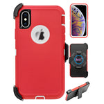 iPhone Xs Max(6.5") Full Protection Heavy Duty Case  with Kickstand Belt Clip