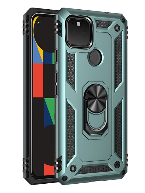 Google Pixel 4A(5G) Colors Ring Magnetic GPS car mount Phone Holder case
