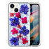 iPhone 13 Soft Plastic Fashion Colorful Flowers Design Case