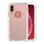 Transparent Full Protection Heavy Duty Case without Clip for Apple iPhone X/Xs