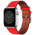 42/44/45/49 mm Color series leather strap suitable for Apple watch8/Ultra