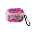 Transparent Floating Glitter Protective Case with Keychain for Airpods Pro