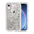 Transparent Floating Glitter Heavy Duty Case Compatible with Apple iPhone XR