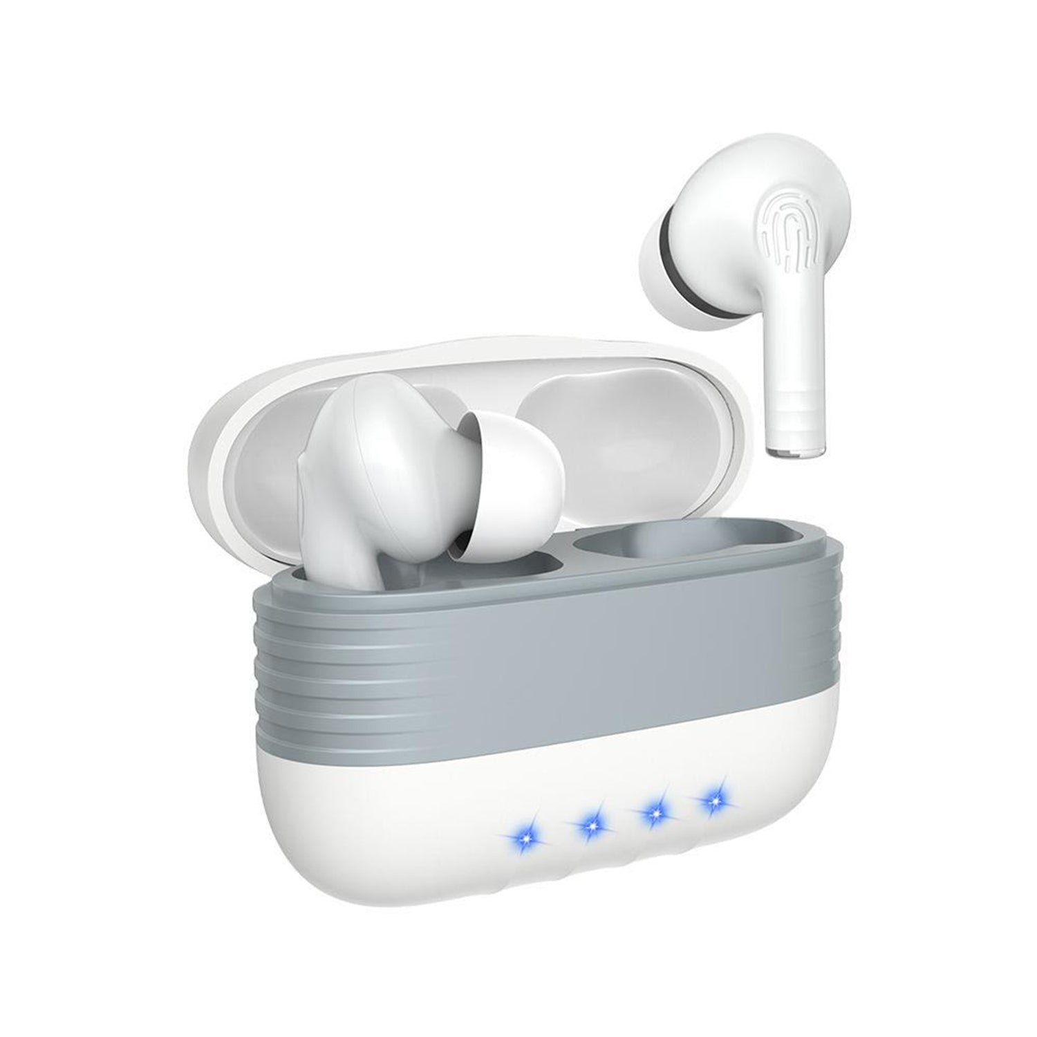 Fingerprint switch noise reduction headset