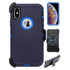 iPhone Xs Max(6.5") Full Protection Heavy Duty Case  with Kickstand Belt Clip