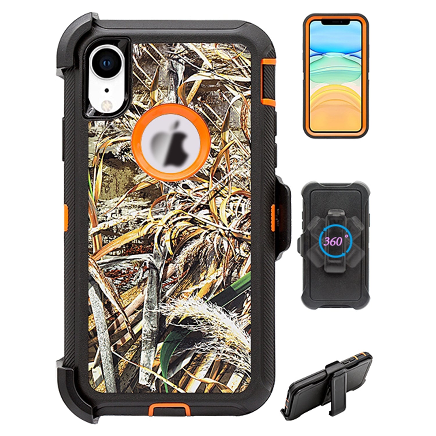 iPhone XR(6.1") Design Full Protection Heavy Duty Case