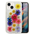 iPhone 13 Soft Plastic Fashion Colorful Flowers Design Case