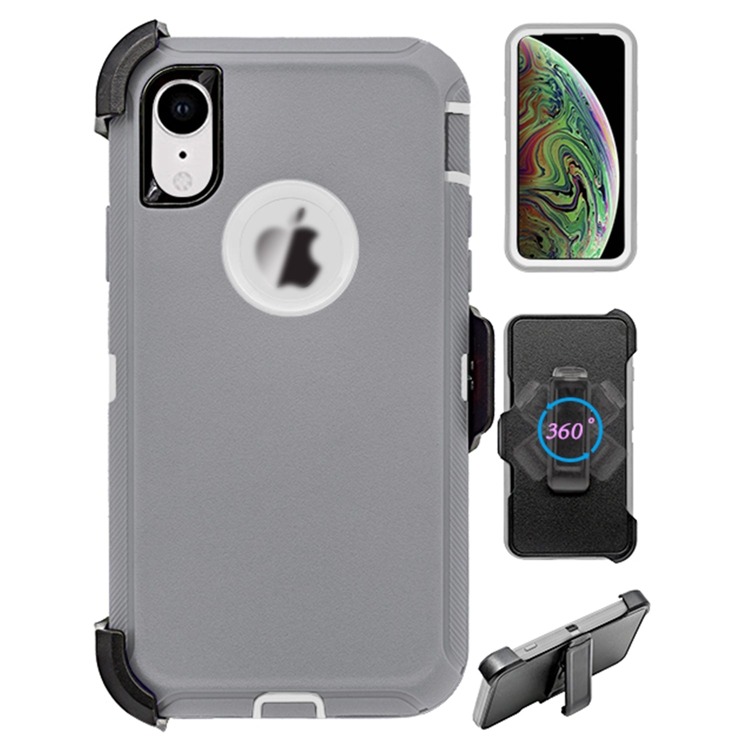 iPhone XR(6.1") Full Protection Heavy Duty Shockproof Case