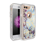 Clear Case for iPhone 8/7/6 Plus Anti-Shock Durable Protective TPU Heavy Duty Marble Phone Case