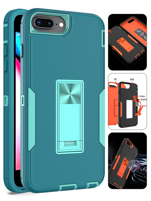 iPhone  6/7/8 Plus(5.5'') Kickstand fully protected heavy-duty shockproof case