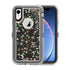 Transparent Floating Glitter Heavy Duty Case Compatible with Apple iPhone XR